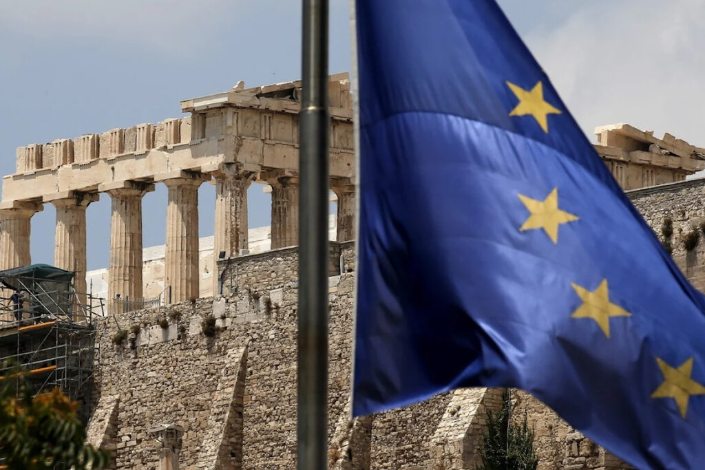 Греция, Парфенон, ЕС, Европейский союз