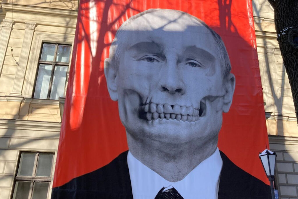 Путин, война, оскал, Украина, Россия, смерть