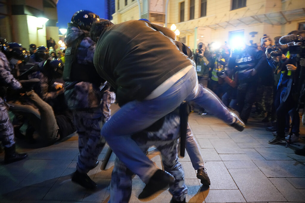 Протест, антивоенный протест, Москва, война, Украина