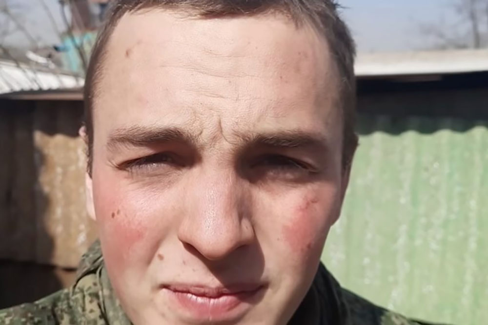 Российский солдат Юрий Шалаев, главный герой фильма «Оккупант». Кадр из фильма