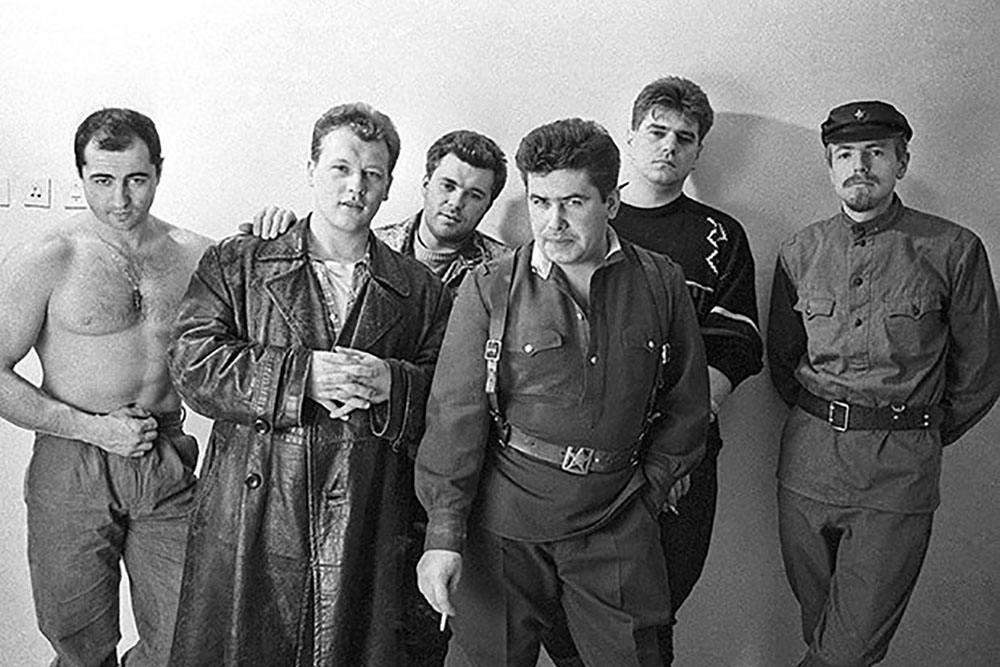 Николай Расторгуев и группа Любэ в 1990 году. Фото: архив ТАСС